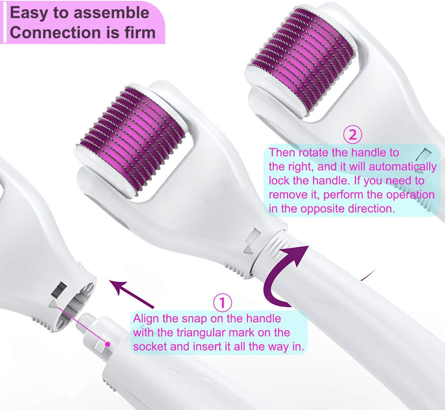 Home Use 6-In-1 Derma Microneedling Roller