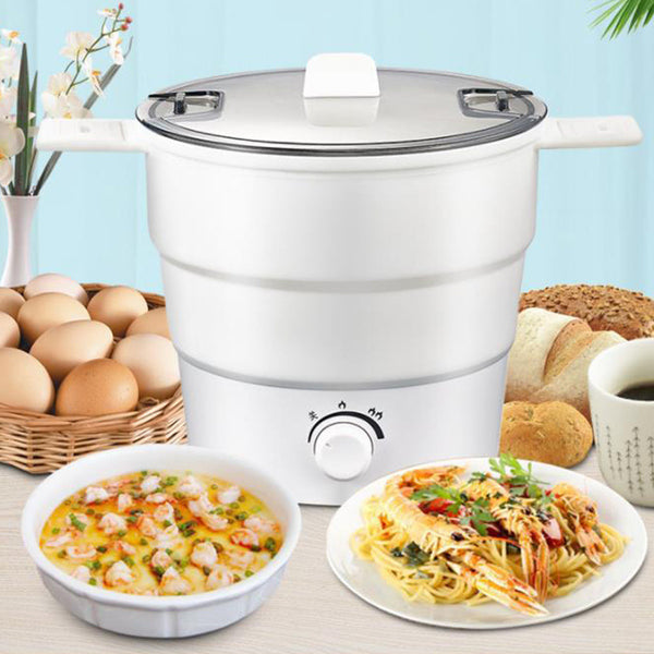 Portable Electric Cooker for Student Dormitory Bedroom Travel Folding Cooker