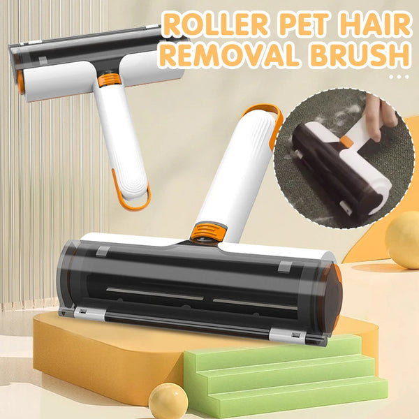 2 In 1 Pet Hair Removal Roller Multifunctional Portable Brush