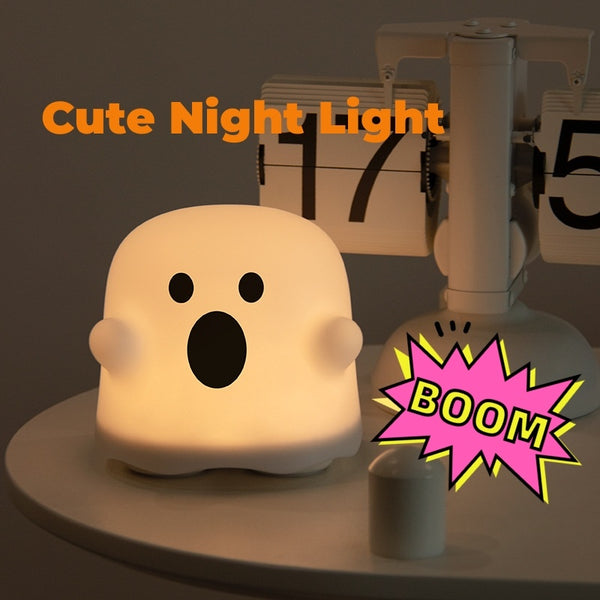 Silicone Night Light Bedside Table Lamp LED Touch Sensor Lamp