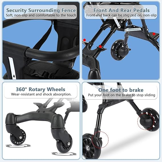 Foldable Stroller for Baby – Lightweight Baby Stroller Pram