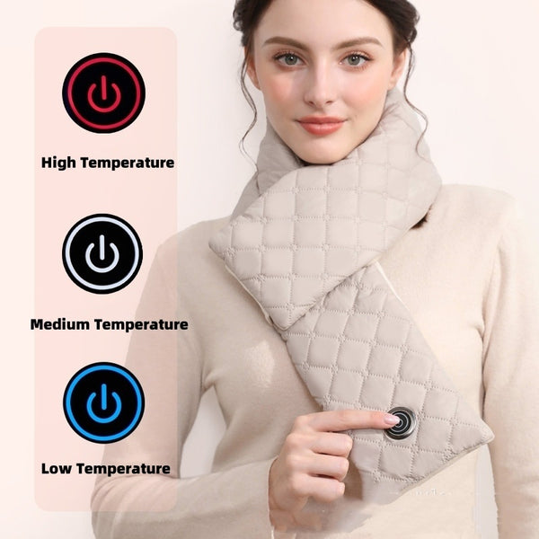 Electric Heating Scarf USB Heater Shawl Neck Brace Warm For Women Men