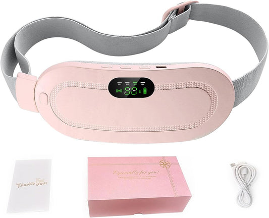 Cordless Electric Heat Cramp Belt for Menstrual Pain Relief