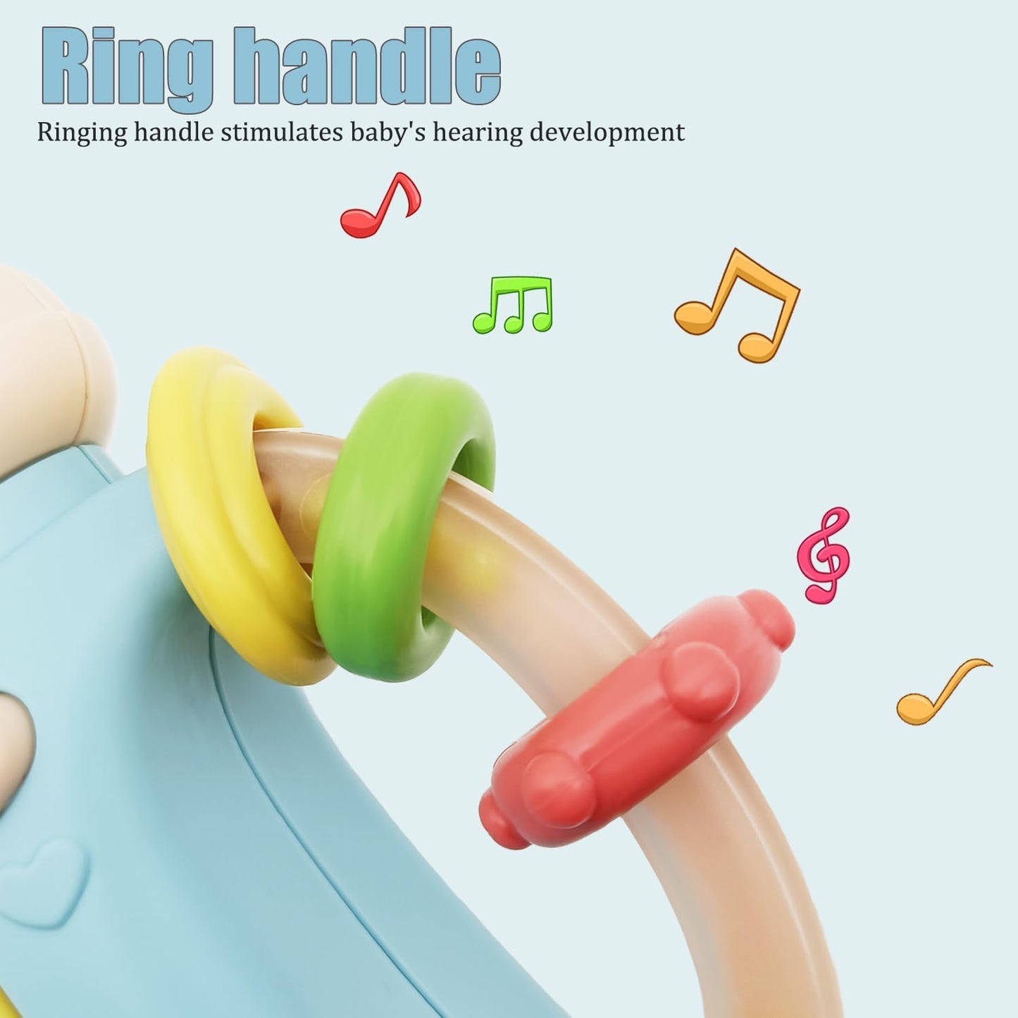 Baby Musical Feeding Bottle Teether Toy