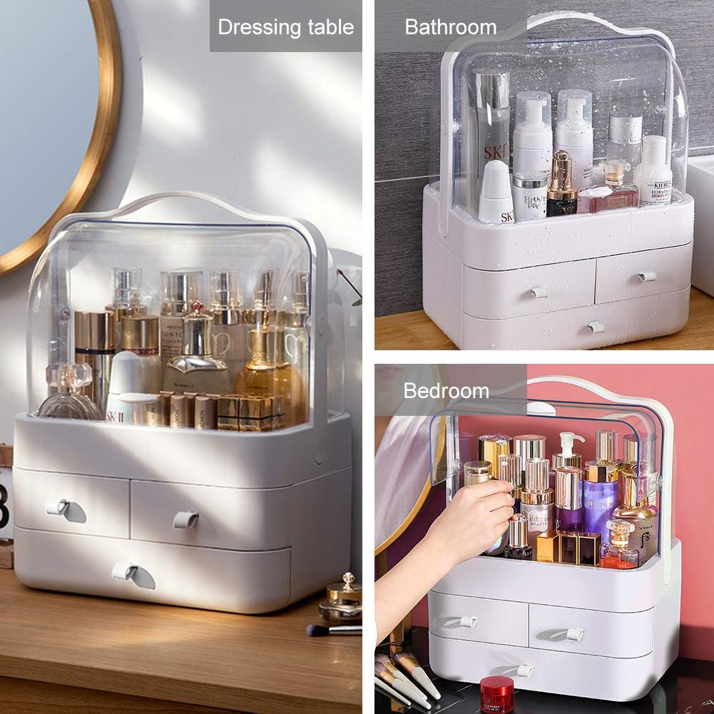 Makeup Organizer Box with Drawers for Vanity