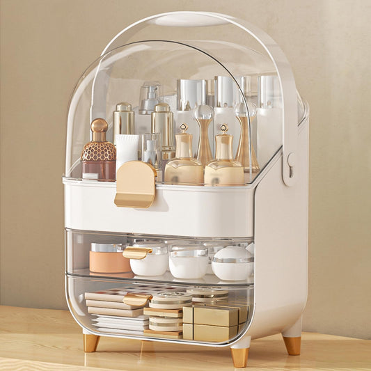 Acrylic Cosmetic Storage Box - Makeup Organizer Countertop