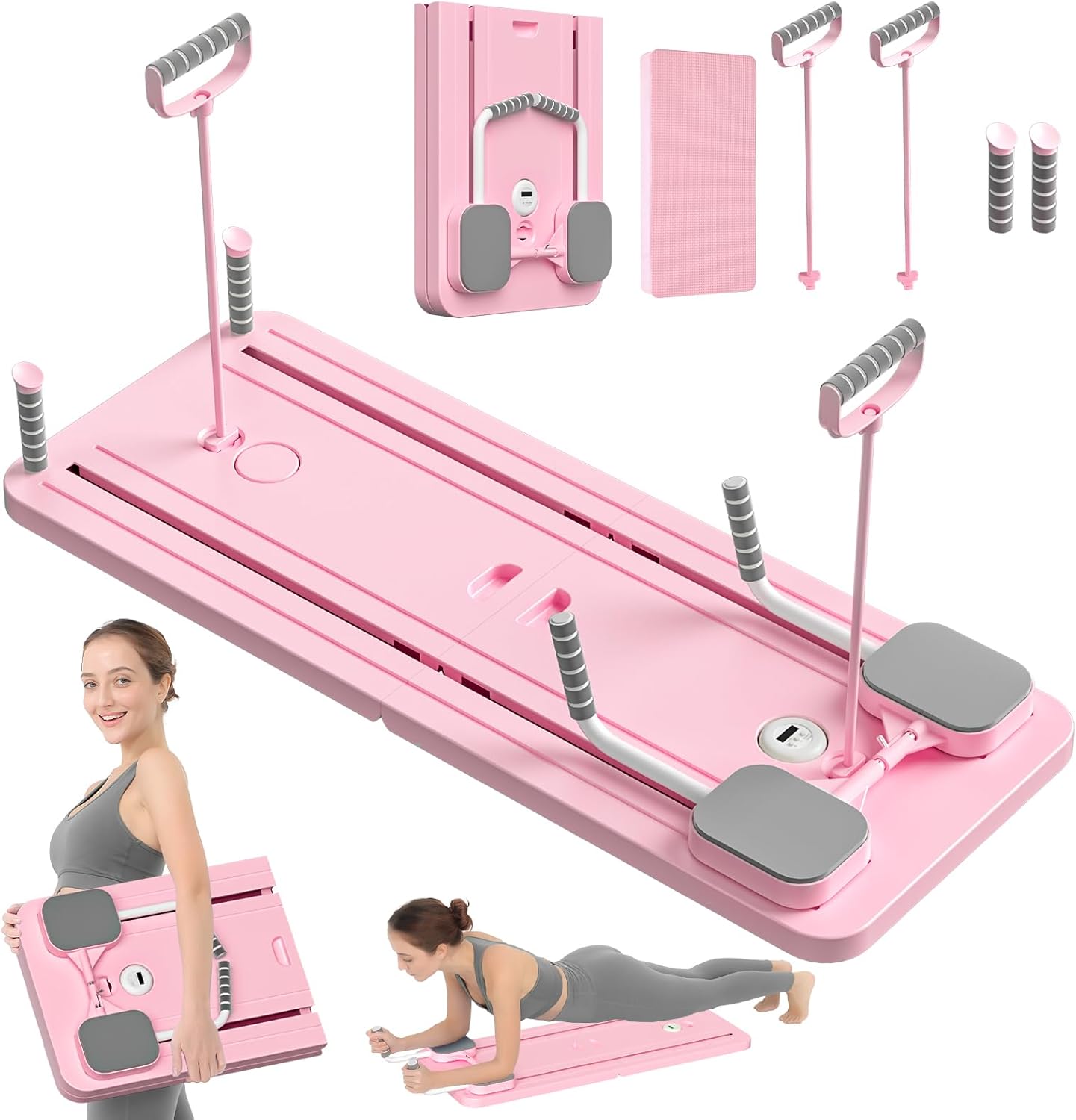 5-in-1 Foldable Pilates Reformer Board