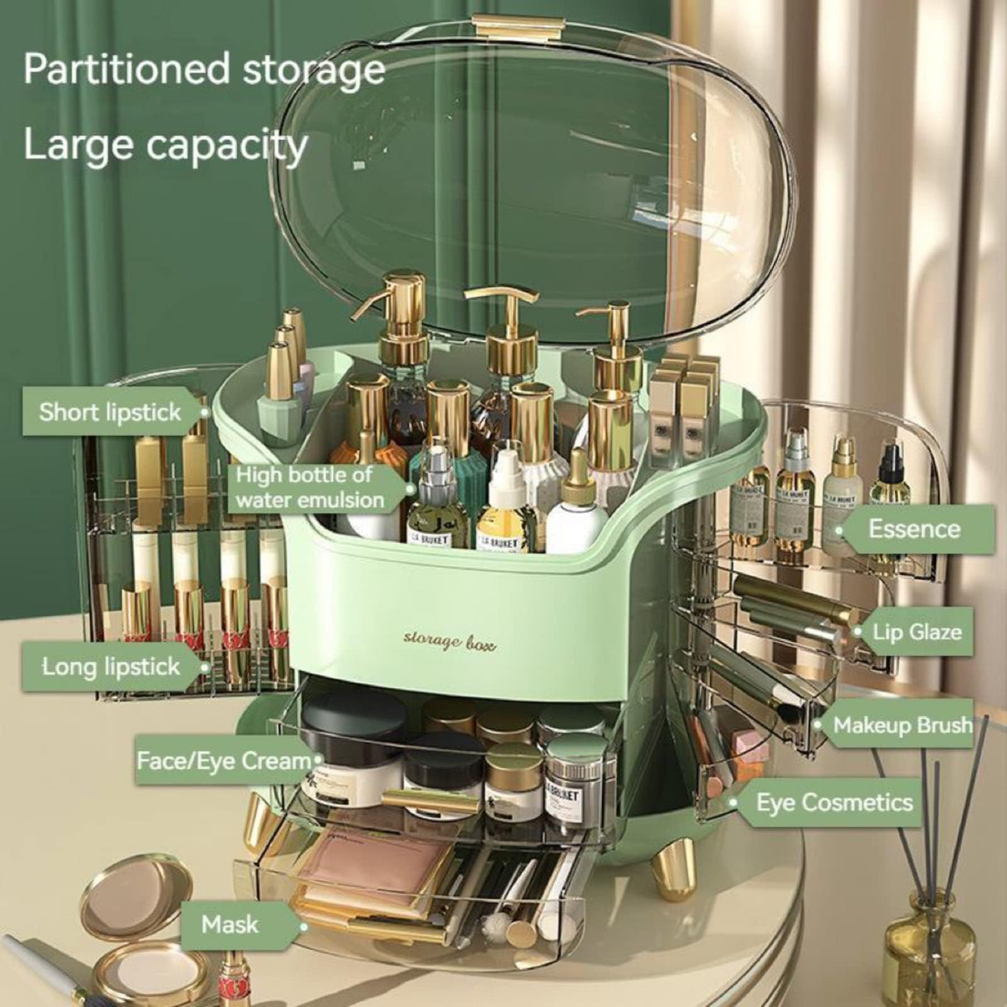 Cosmetic Organizer Makeup Storage Box