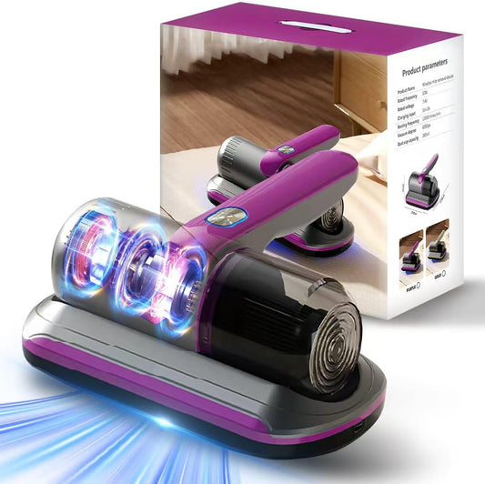 Wireless Handheld Bed Vacuum Cleaner with UV-C Light