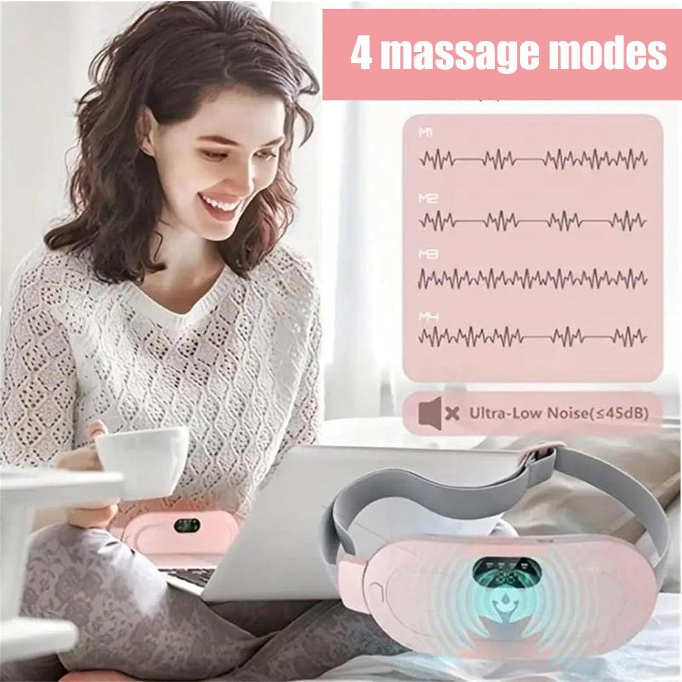 Cordless Electric Heat Cramp Belt for Menstrual Pain Relief