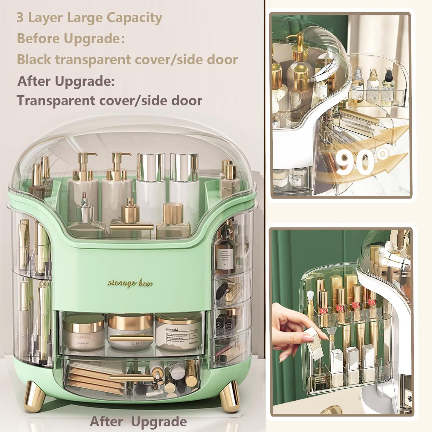 Cosmetic Organizer Makeup Storage Box