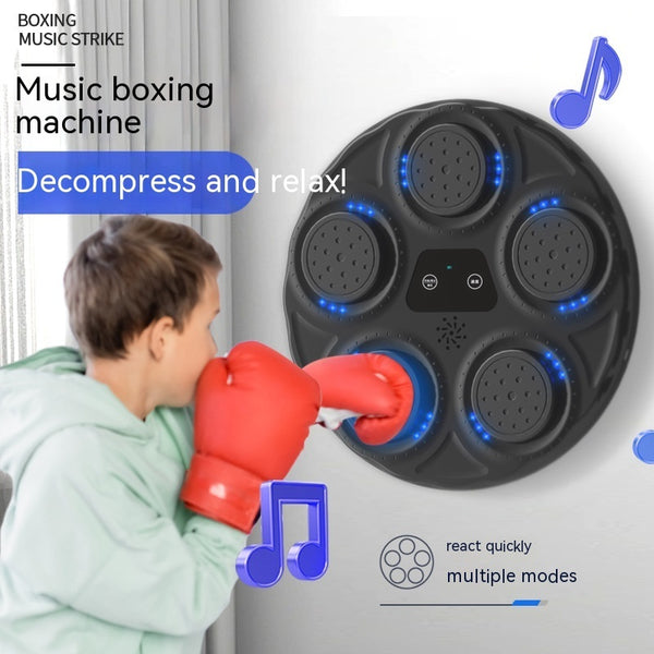 Children's Music Boxing Machine Blue Light Hitting Reaction