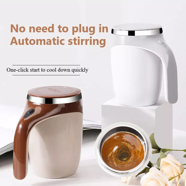 Rechargeable Coffee Cup Electric Stirring Cup Lazy Milkshake Rotating Cup